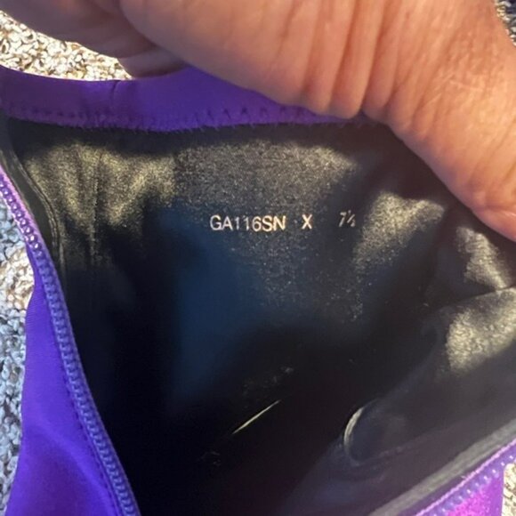 Good American Purple Sock Boots Stiletto Heel Pointed Toe Ankle Booties 7.5‎ - Picture 7 of 7